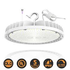 CIRC LED UFO High Bay Light 150W 5000K 100–277V White with US Plug