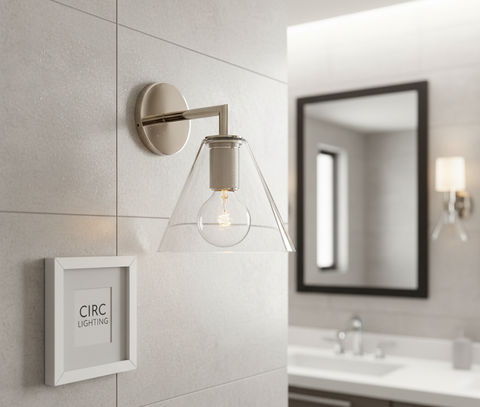 Utilitaire Funnel Shade Sconce