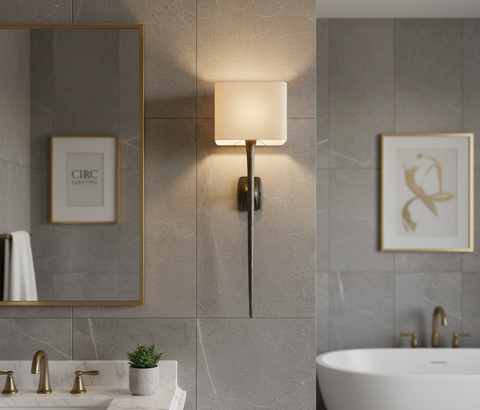 Thaddeus Grand Shaded Sconce