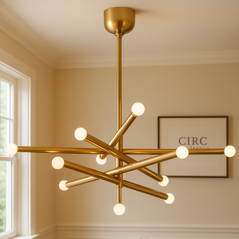 Rousseau 10-Light Mobile Orb Chandelier