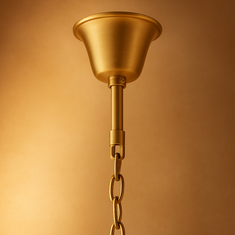 1920s Odeon Round Chandelier 44"