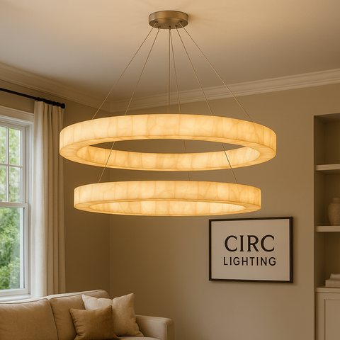 Rivage Lueur Two-Tier Round Chandelier 60"