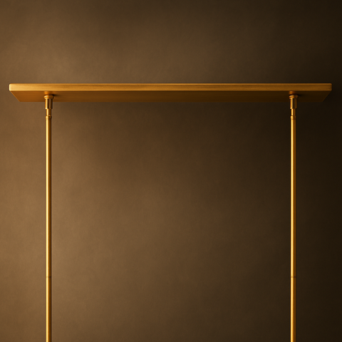 Beckman Rectangular Chandelier 54"