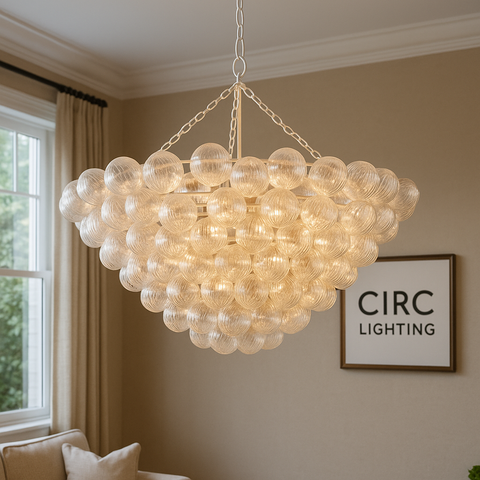 Talia Round Chandelier 66"