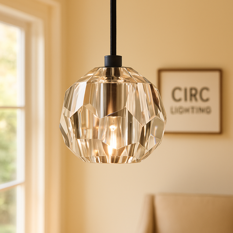 Boule De Cristal Clear Glass Cord Pendant