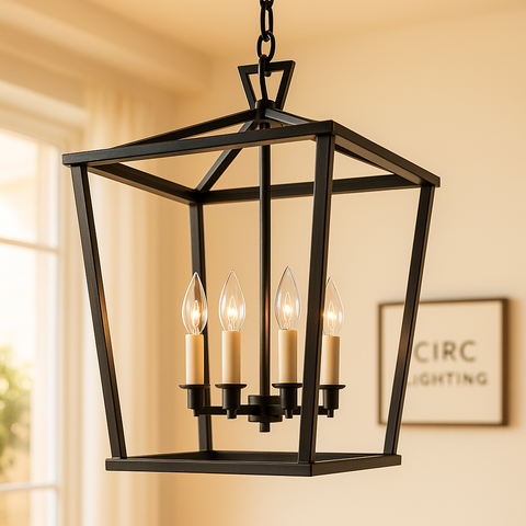 19th C. English Openwork Outdoor Pendant