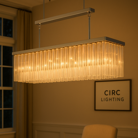Cielo Rectangular Chandelier 73"