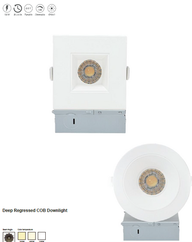 YGDL 8W RCCT LED Spotlight 600 Lumens | High CRI >90