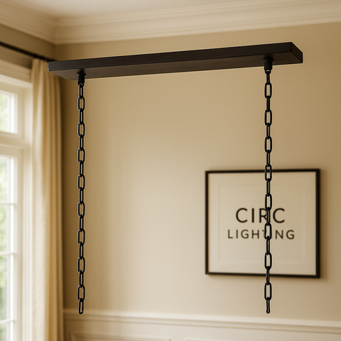Harlow Crystal Rectangular Chandelier 54"