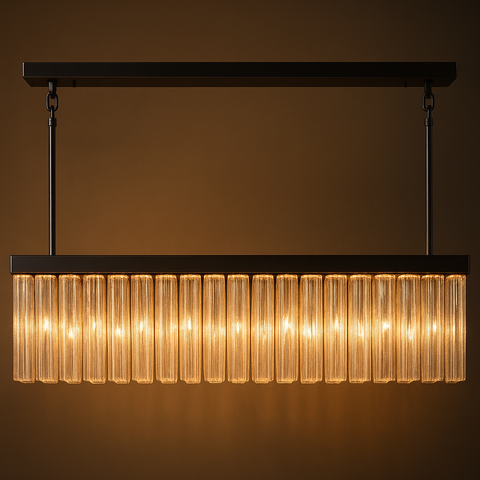 Cielo Rectangular Chandelier 73"