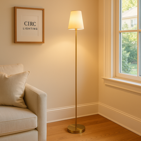 Pauillac Fabric Shade Floor Lamp