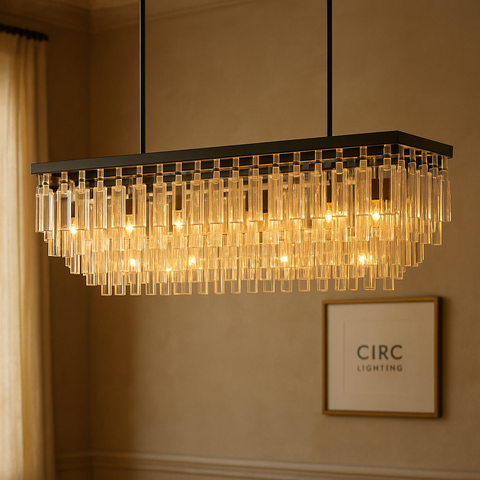 Marignan Rectangular Chandelier 60"
