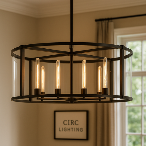 Beckman Round Chandelier 44"