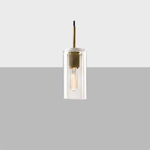 Utilitaire Cylinder Shade Pendant – Glass Light