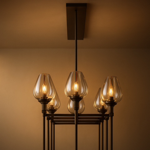 Tulip Linear Chandelier 65"