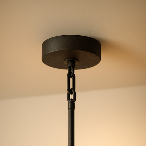 Ondra Round Milk Glass Chandelier 48"