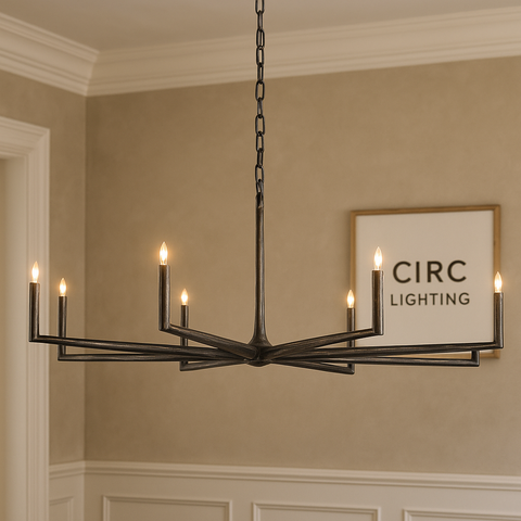 Thaddeus Round Chandelier 72"