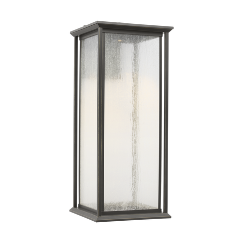 Audley 24" Integrated LED Outdoor Lantern | 2-Finish Rectangular Fixture