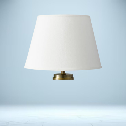 English Barrel Linen Shade | Seven Sizes, AA to F
