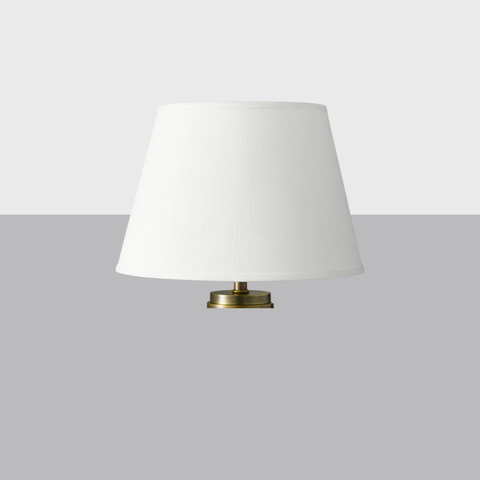 English Barrel Linen Shade | Seven Sizes, AA to F