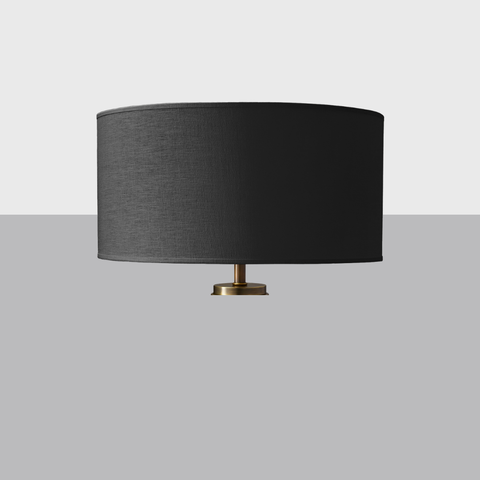 French Drum Linen Shade | 12½"–30" Diameters, Open-Weave Linen