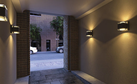 Voto 8 Outdoor Wall Sconce | LED Up/Down Light