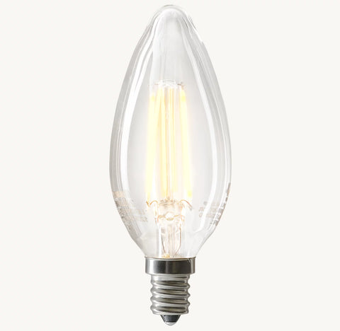 Torpedo Candelabra Filament LED Bulb