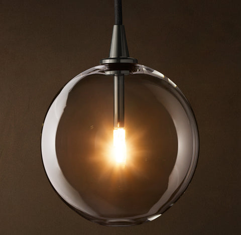 Glass Globe Mobile Pendant – Luxury LED Ceiling Light