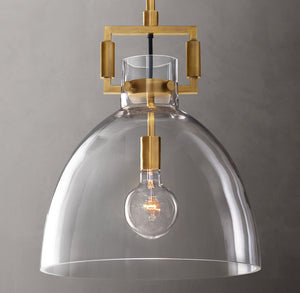 Artisan Blown Glass Pendant – Luxury Metal Light