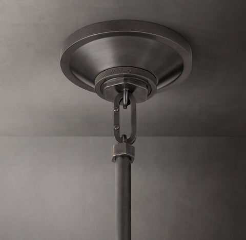 Artisan Blown Glass Pendant – Luxury Metal Light