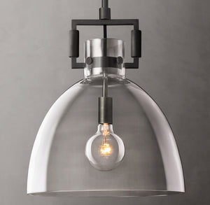 Artisan Blown Glass Pendant – Luxury Metal Light