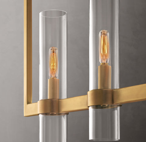 Ravelle Linear Chandelier 73" – Glass LED