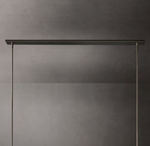 Ravelle Linear Chandelier 59" – Glass Light