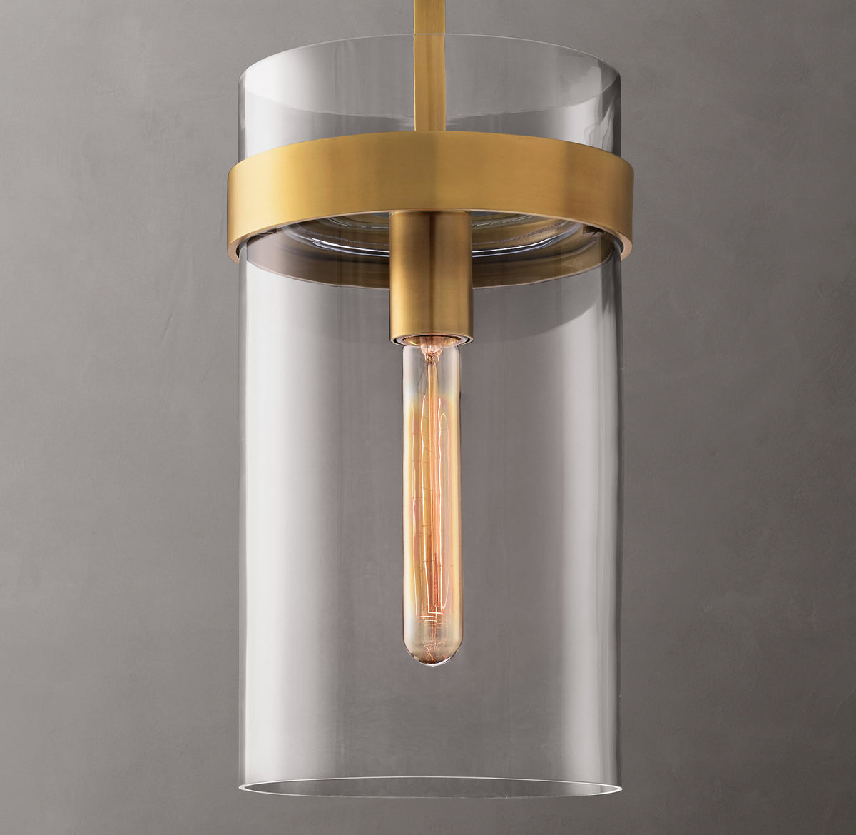 Luxury Hand-Blown Glass Pendant Light with Steel & Aluminum Frame