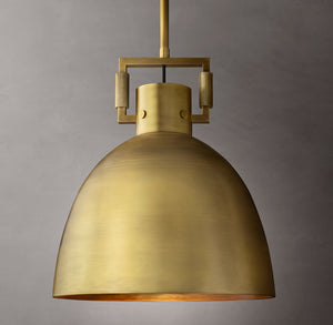 Machinist Metal Cloche Pendant – Brass & Nickel