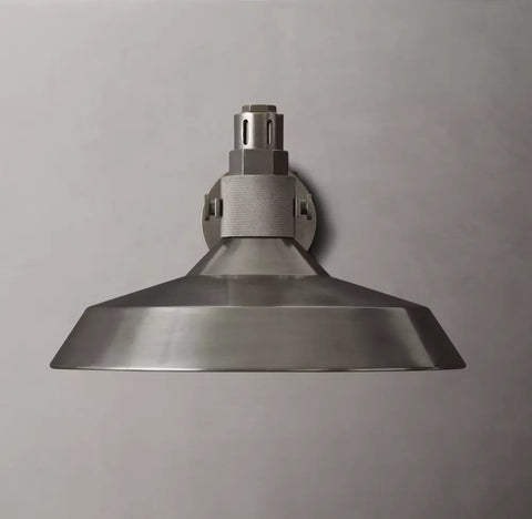 Condorcet Metal Shade Sconce | Handcrafted Brass Wall Light