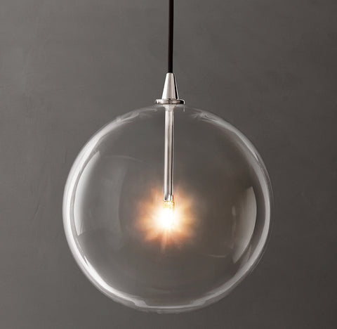 Glass Globe Mobile Pendant – Luxury LED Ceiling Light