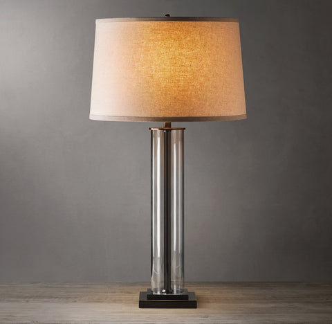 French Column Table Lamp