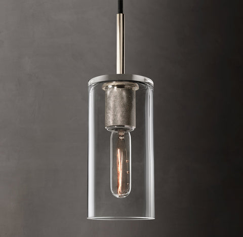 Utilitaire Cylinder Shade Pendant – Glass Light