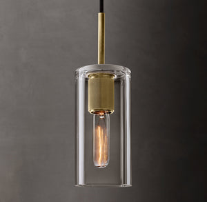 Utilitaire Cylinder Shade Pendant – Glass Light