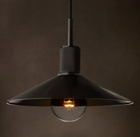 Utilitaire Metal Slope Shade Pendant Light