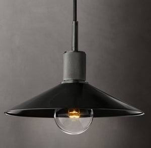 Utilitaire Metal Slope Shade Pendant Light