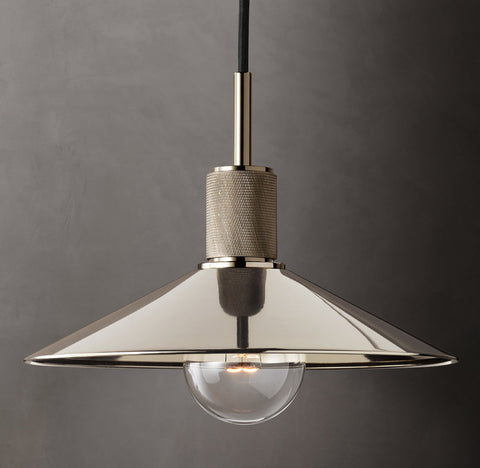 Utilitaire Metal Slope Shade Pendant Light
