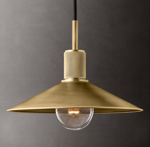 Utilitaire Metal Slope Shade Pendant Light
