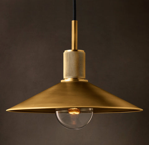 Utilitaire Metal Slope Shade Pendant Light