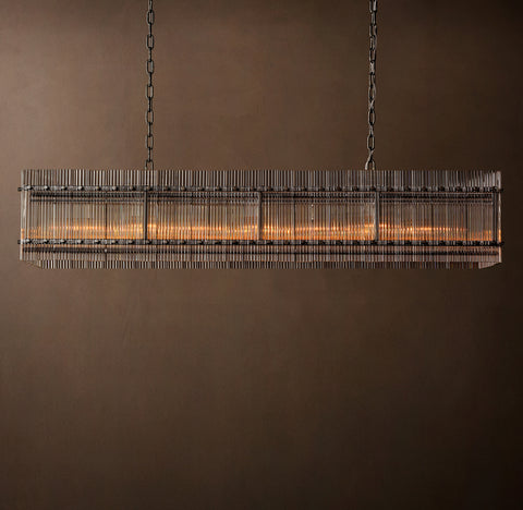 San Marco Rectangular Chandelier 54"