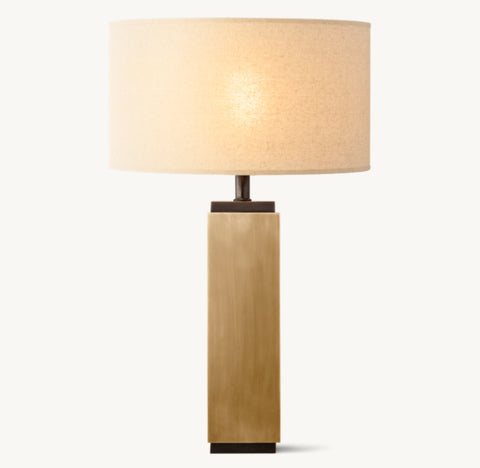 Square Column Table Lamp