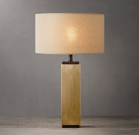Square Column Table Lamp