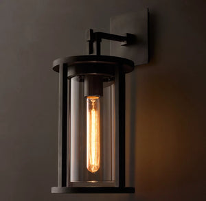 Pétrus Round Sconce | Luxury Brass & Glass Wall Light Indoor & Outdoor