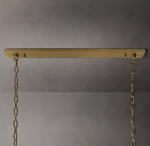 Harlow Crystal Rectangular Chandelier 62"
